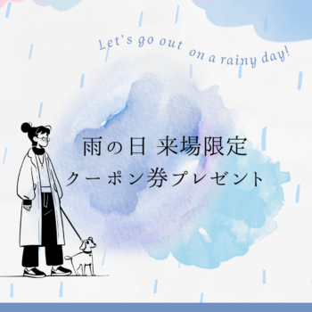 雨の日限定クーポンプレゼント